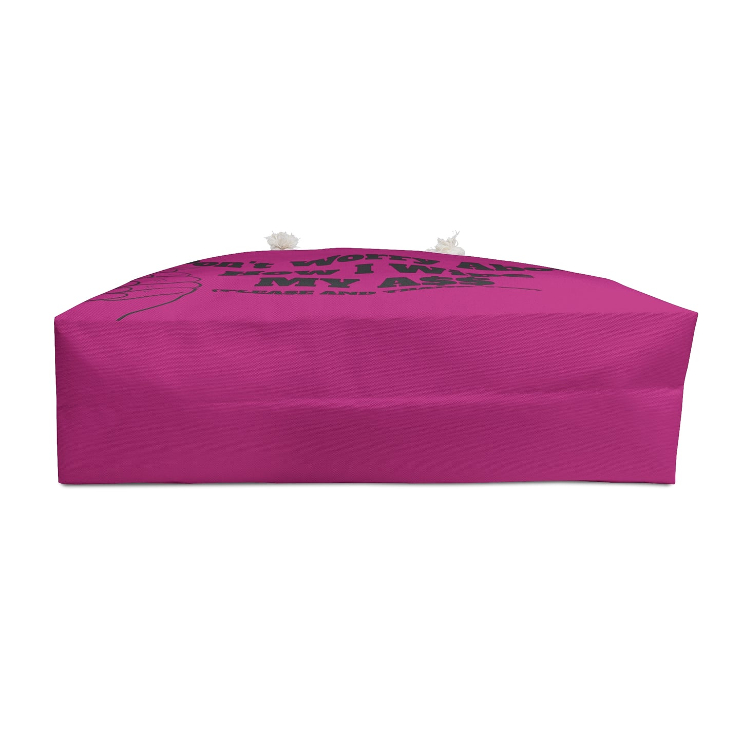 Don’t Worry About It Oversized Tote - Hot Pink