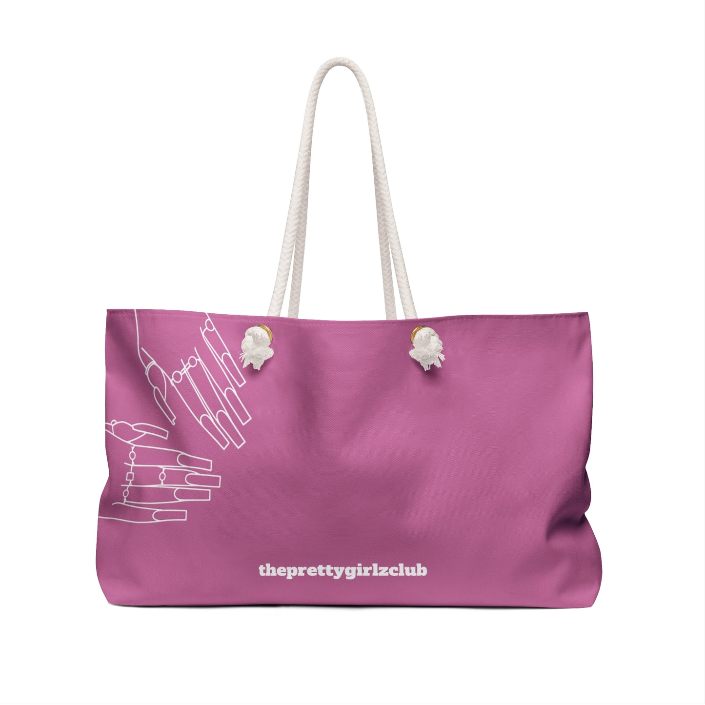 Don’t Worry About It Oversized Tote - Baby Pink