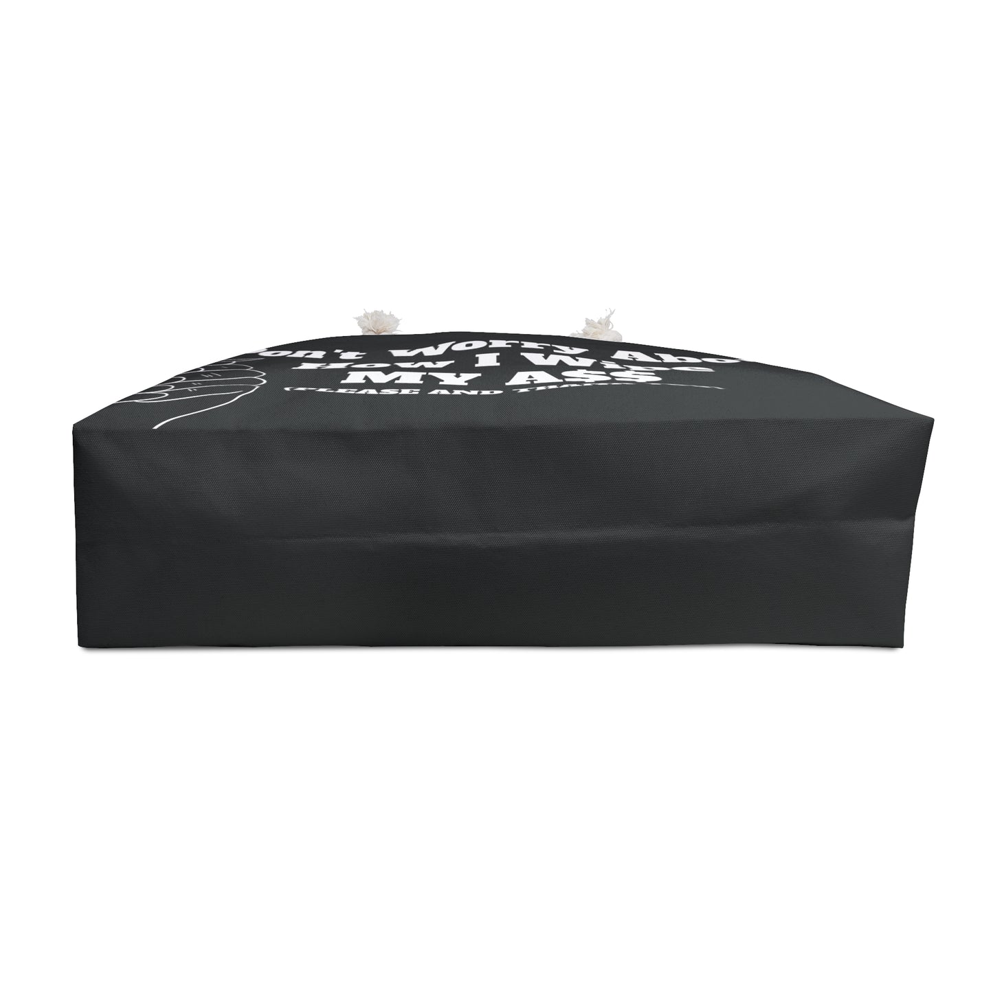Don’t Worry About It Oversized Tote - Black