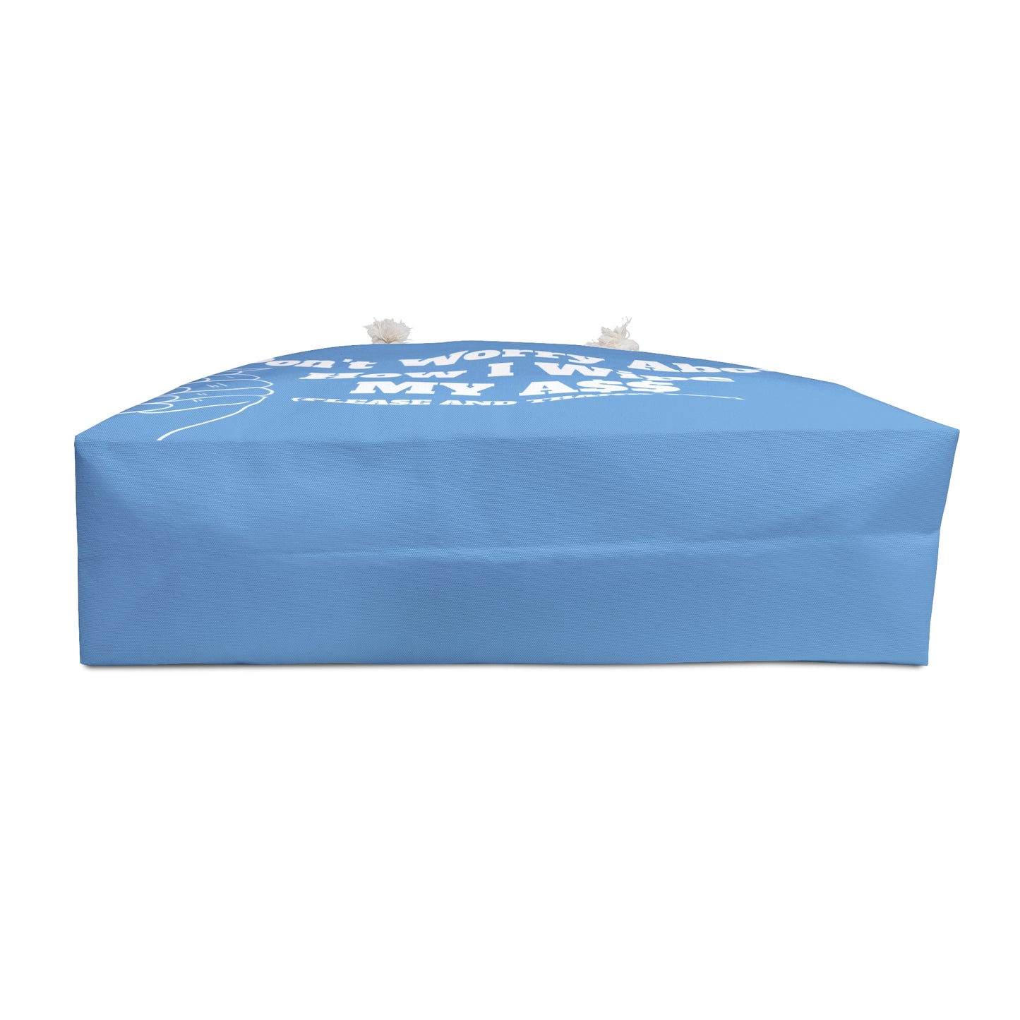 Don’t Worry About It Oversized Tote - Baby Blue