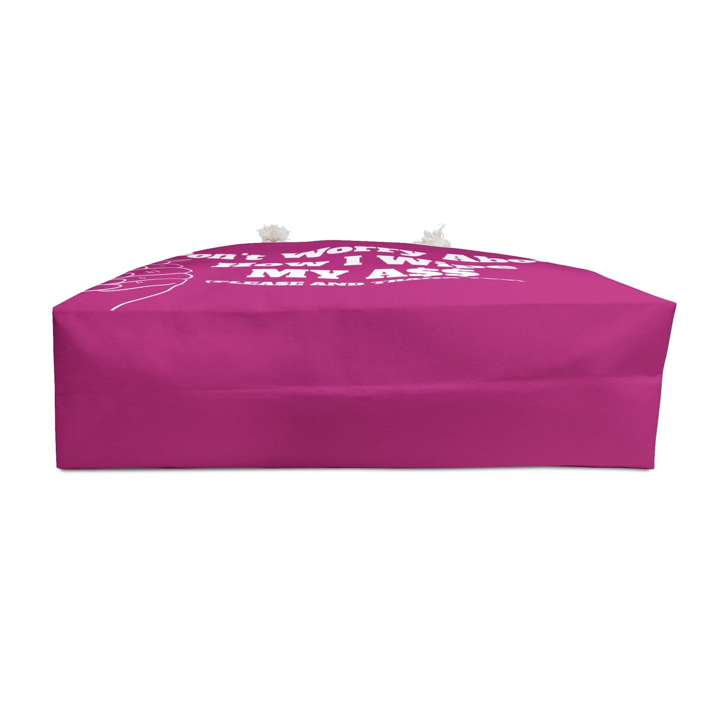 Don’t Worry About It Oversized Tote - Hot Pink