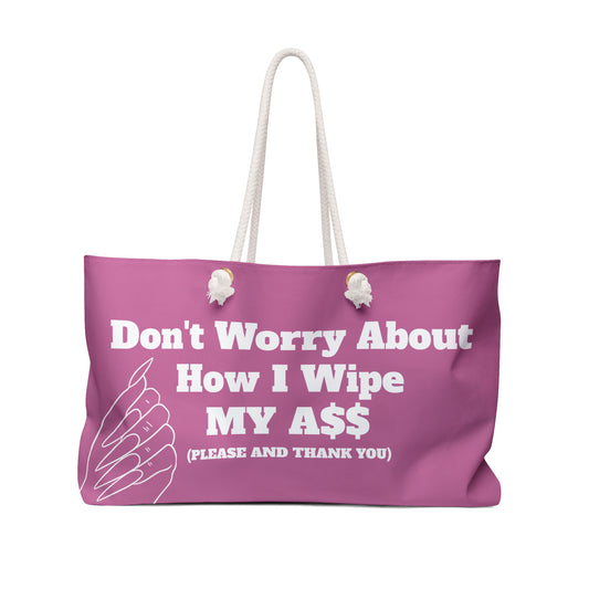 Don’t Worry About It Oversized Tote - Baby Pink